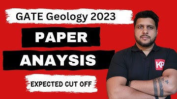 GATE Geology 2023 Cutoff and Exam analysis by KP GATE Classes