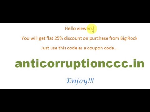 Get 25% discount on Bigrock Hosting