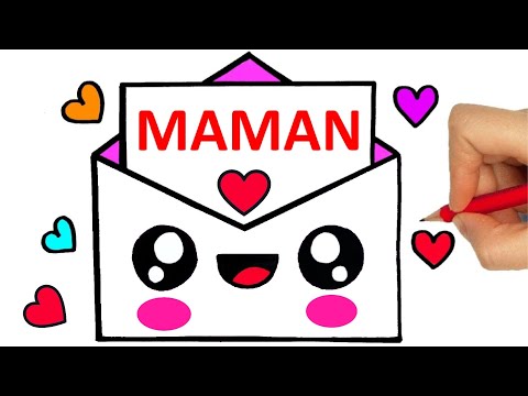 Vidéo: Comment Dessiner Une Carte Postale Pour Maman