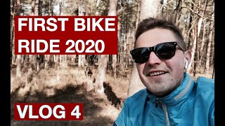 First bike ride, Spring 2020, Vlog 4