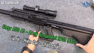 Steyr AUG A3 - Army Armament R905 (AEG) Súng Airsoft AUG Dùng Pin Giá Rẻ Nhưng Chất Lượng Nhất