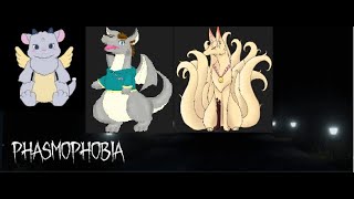 Phasmophobia　九尾狐と兎ドラゴンさんとマルチプレイコラボ　リシカさん🦊　ディールさん🐰🐉