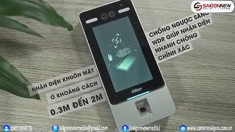 Bộ Kiểm Soát Ra Vào Nhận Diện Khuôn Mặt Máy Chấm Công Dahua ASI7214Y