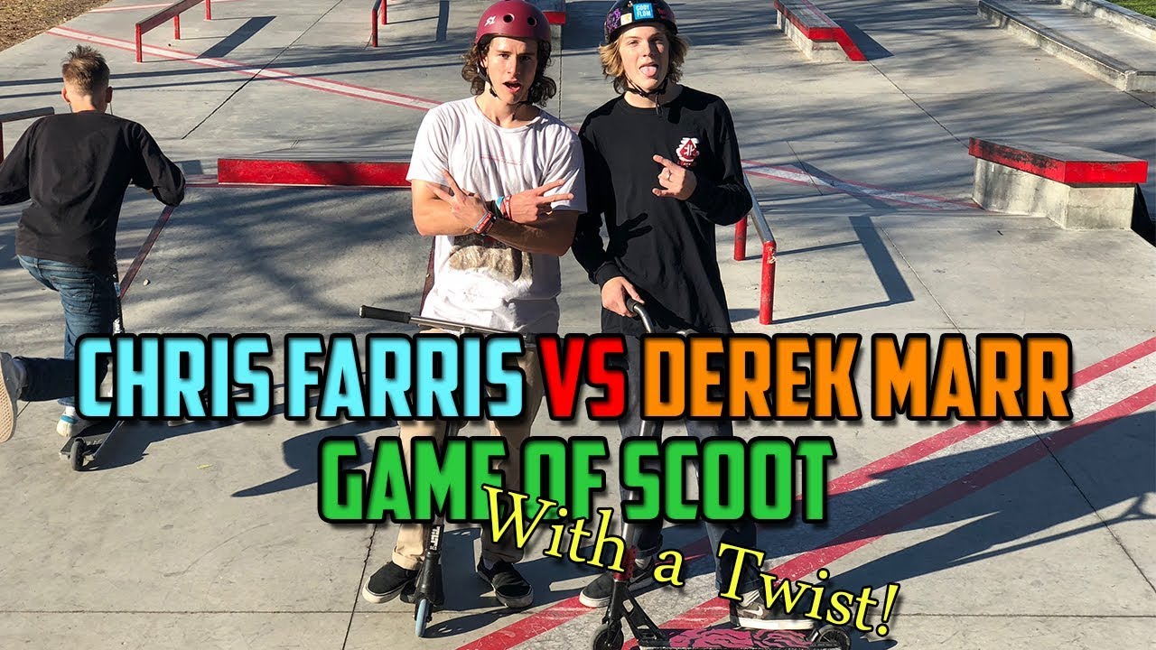 Derek Marr vs Chris Farris Game of Scoot - With a Twist
