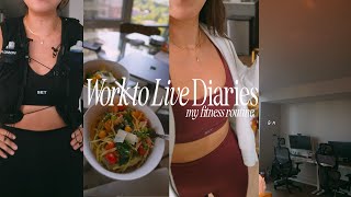 Work to Live Diaries: My health & fitness focused, normal workout week while working a fulltime job