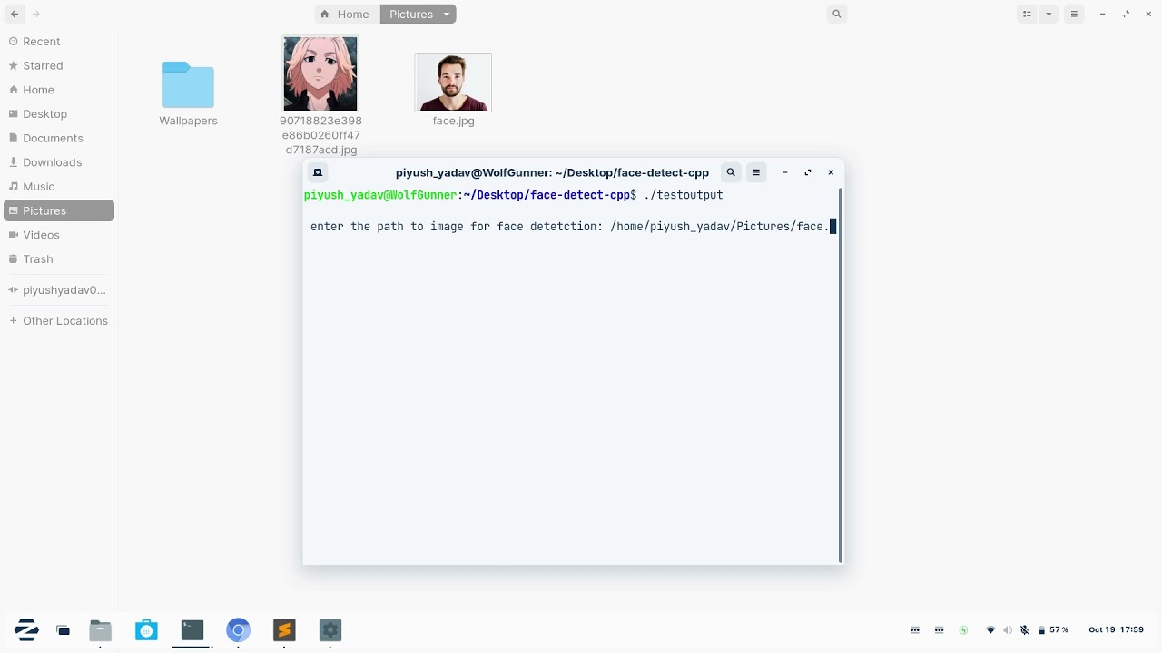 face detection using c++ - YouTube