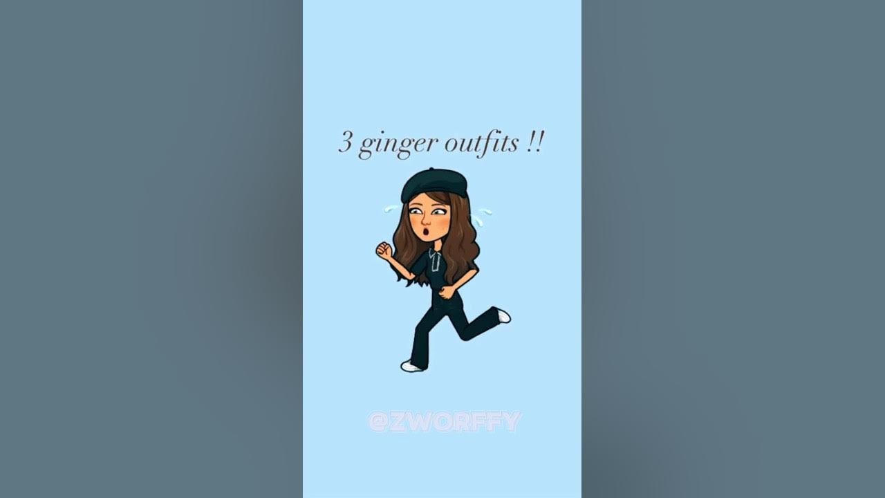 3 Ginger outfit Ideas bitmoji ginger matching edit aesthetic YouTube