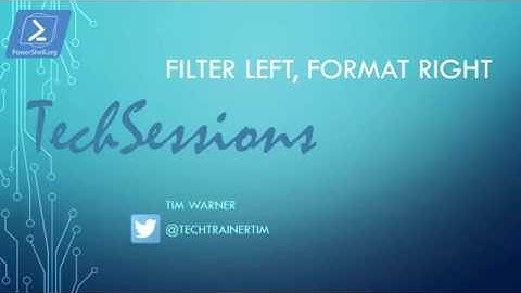 Windows PowerShell Gotcha - Filter Left, Format Right