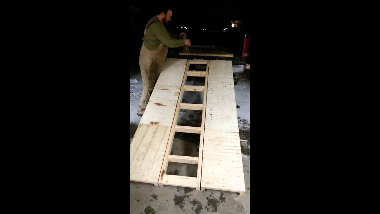Motorcycle Loading Ramp >> Tri-fold wood ramp - YouTube Motorcycle Loading Ramp >> Tri-fold wood ramp - YouTube