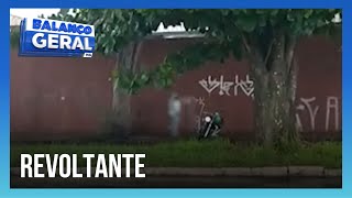 Revoltante Homem É Flagrado Se Ndo Na Rua Balanço Geral Minas