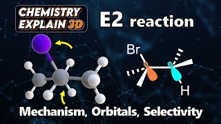 How E2 Elimination Reactions Work (Animation) | Mechanism & Orbitals | Organic Chemistry