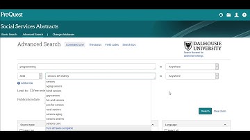Searching a Social Work Database