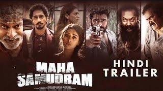 Maha Samudram   Hindi Trailer  Sharwanand, Siddharth,Aditi Rao Hydari  Hindi Dubbed Trailer Released