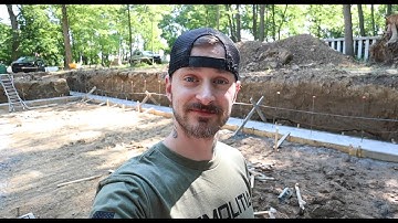 ICF home build! Pouring the footers!