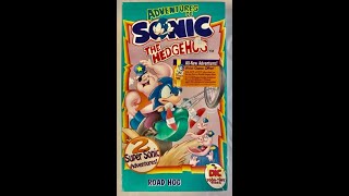 Adventures of Sonic the Hedgehog  Road Hog 1994 VHS