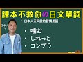 【日本人用中文解釋】噛む・しれっと・コンプラ。課本不教你但日本人天天說的日文單詞介紹。很多例句讓你瞭解各個詞語的具體使用方式。