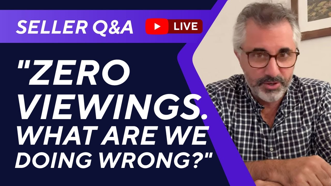 Seller asks: "No viewings. What are we doing wrong?" Charlie answers.