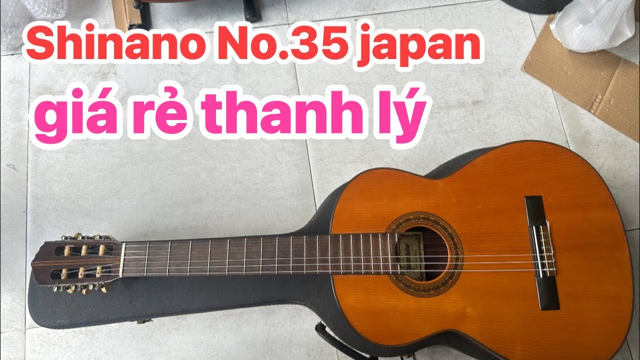Shinano No.35 Japanese classical guitar liquidation. Price: 1.6 