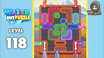 Water Out Puzzle level 118 Solution