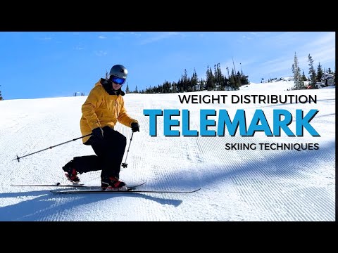 Beginner & Intermediate Telemark Skiing Technique | Understanding Weight Distribution