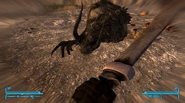 Fallout: New Vegas | Quarry Junction Deathclaws (No Damage) | Melee-only | Very Hard/Hardcore Mode