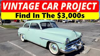 Vintage Cars Project Available for Sale In The $3,000s | Craigslist Car Finds