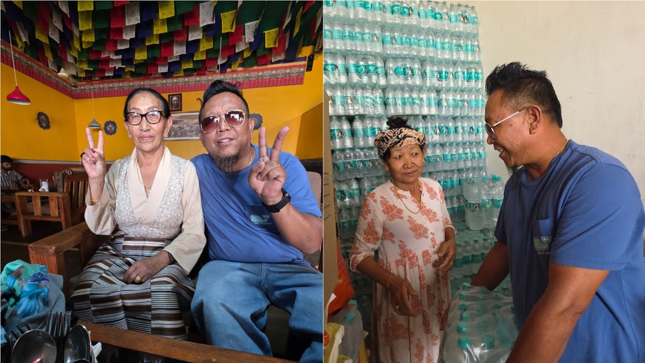 GOING TO BUY GROCERIES WITH MY HUSBAND||GROCERIES SHOPPING VLOG||NGAWANG LHAKPA SHOP||TIBETAN VLOG||