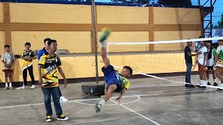 Takraw Ph - 10 years old ! Roll Spiker Warmup ! Sham Grey Batang Norala