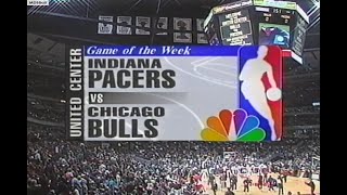 NBA On NBC - Pacers @ Bulls 1996 Down To The Wire!