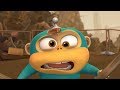 Alien Monkeys 🐵 Raindrop - Office - Cockroach - Animation for Kids