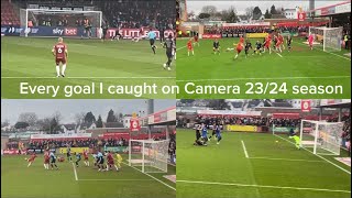 Every Cheltenham Town Goal I caught on camera 23/24 season