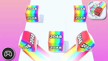 Jelly Run 2048 - Gameplay Walkthrough Part 4 - 5 Color Full (iOS, Android) iPad Gameplay