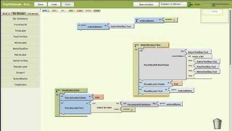 AppInventor - Programming a TinyDB