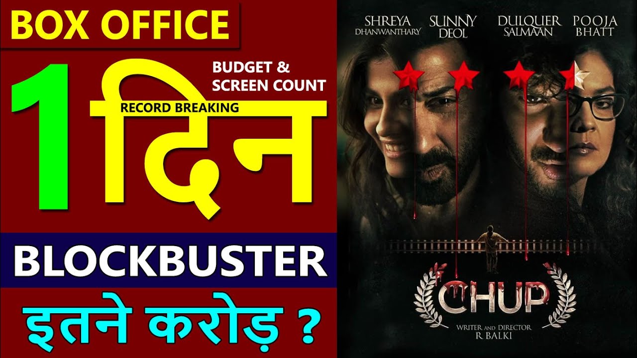 Chup Box Office Collection Day 1, Chup 1st Day Collection, Budget & Screen Count | Sunny Deol
