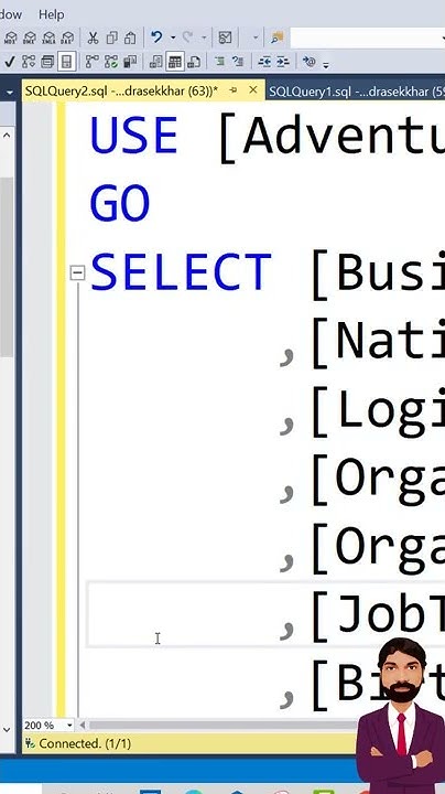 SQL TRICKS || Zoom SQL Server SSMS || How to Zoom SSMS || SQL in Telugu ...