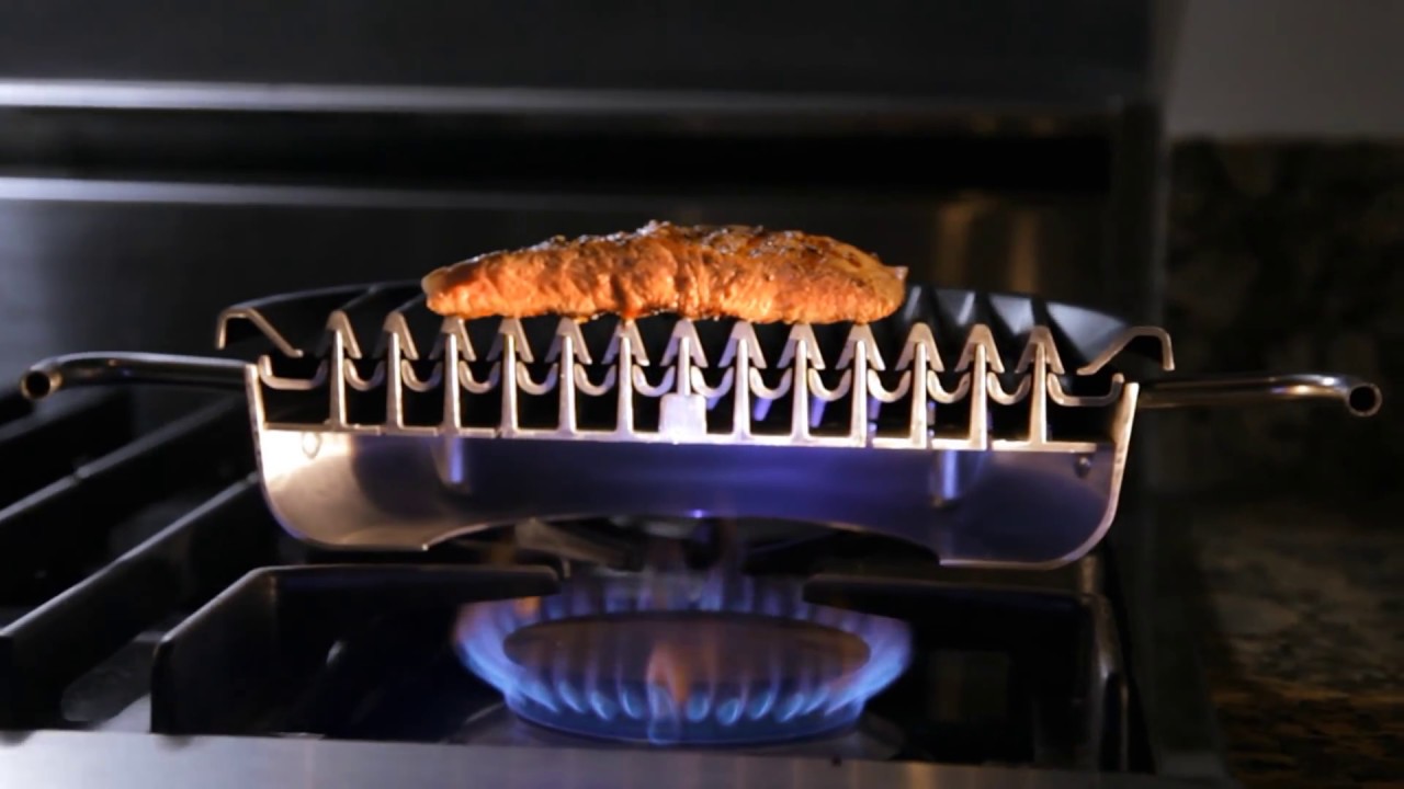 Now you can do barbecue grilling inside with this stove top grill