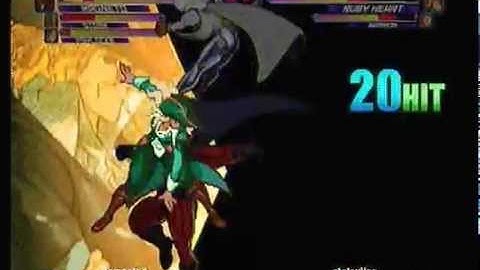 MvC2: Ruby Heart 2x Schwartzeille Continuation Combo by Tetsujin