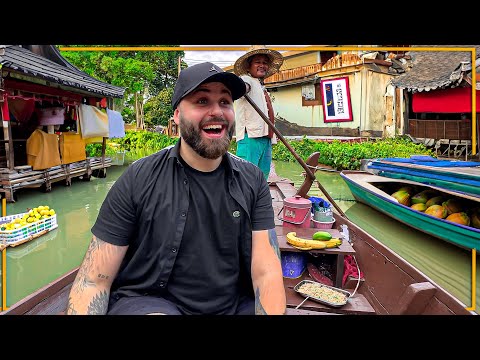 Vídeo: Um guia para o mercado flutuante Damnoen Saduak da Tailândia