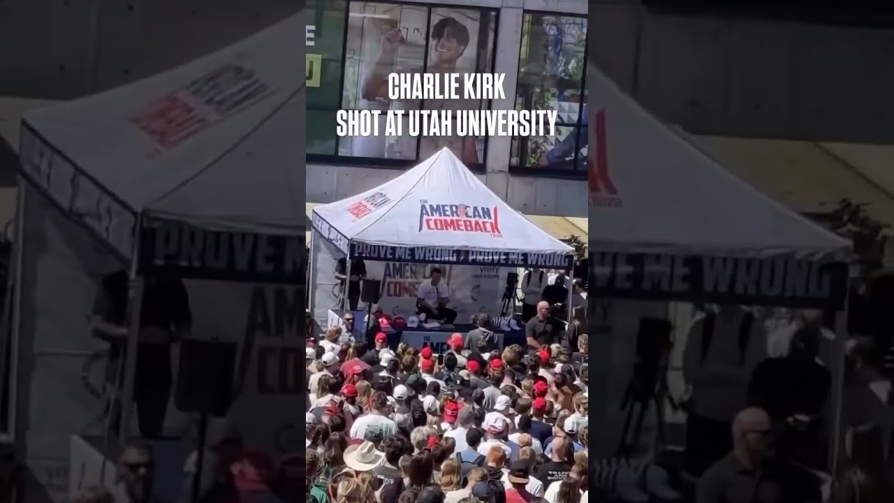  BREAKING Charlie Kirk Shot At Utah University