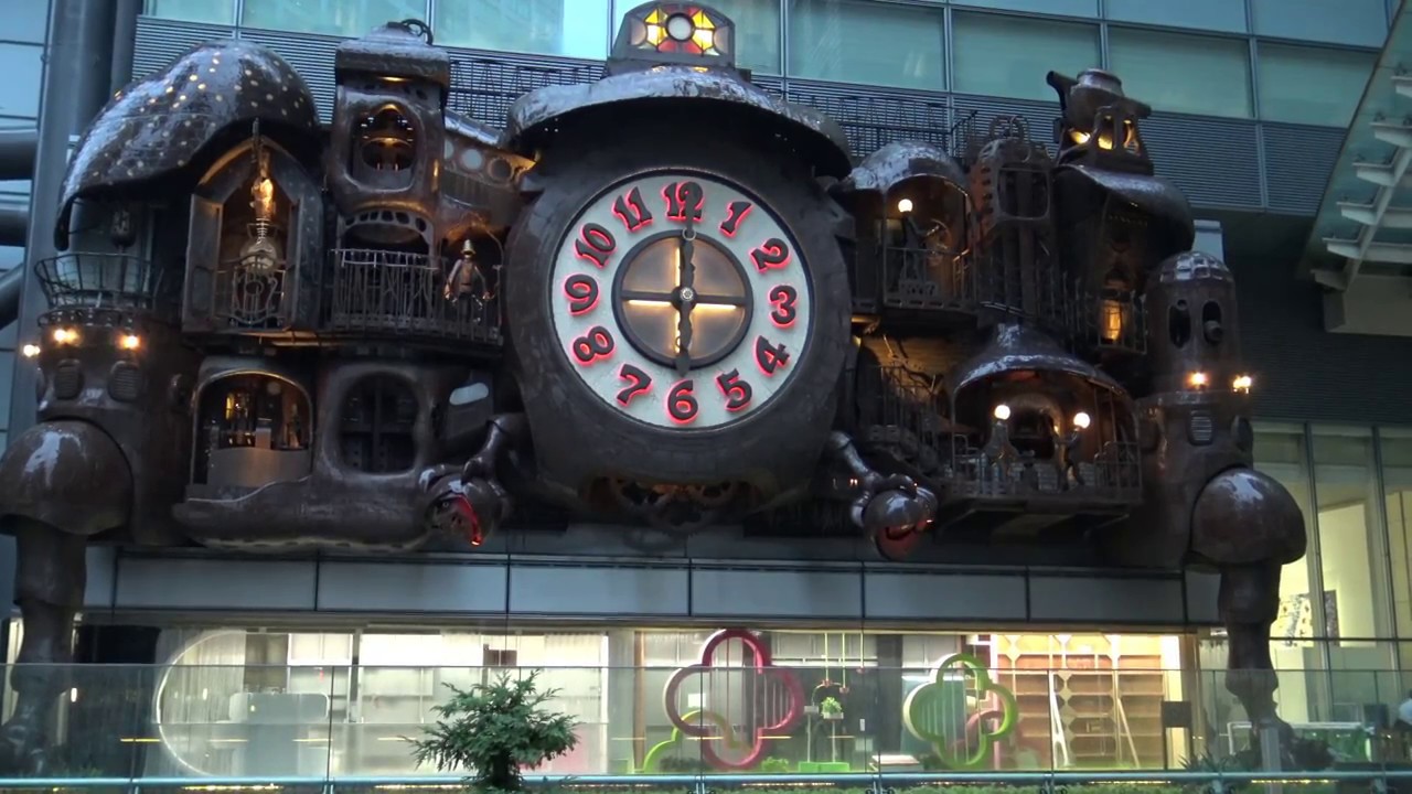 Orologio Miyazaki clock Shiodome