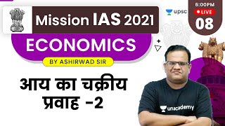 Mission IAS 2021 | Economics by Ashirwad Sir | Circular Flow of Income (Part-2)