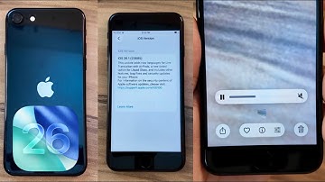 iOS 26.1 on iPhone SE 2020