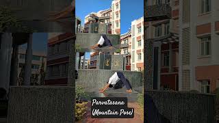 Parvatasana (Mountain Pose) #body stretch &amp; relaxation