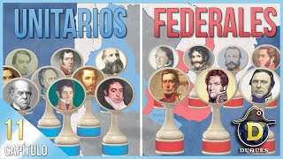 Unitarios y Federales 🔵⚔️🔴 RESUMEN - Serie: Historia Argentina 🇦🇷