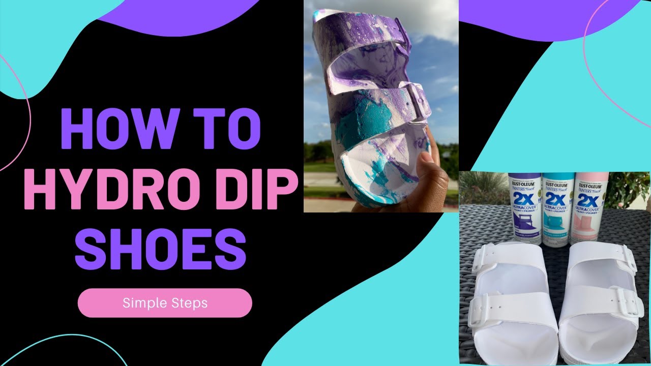 How To Hydro Dip Shoes (Beginner Friendly / Simple Steps)