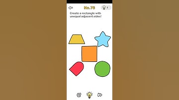 Brain out : No. 76 - Create a rectangle with unequal adjacent sides!