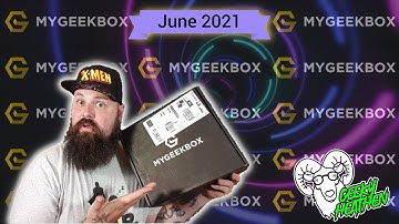 My Geek Box | The Box of Meh | June 2021 | Unboxing