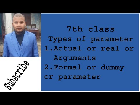 actual and formal parameter in qbasicby mithlesh kapar