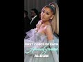 first lyrics of each @arianagrande album #arianagrande #arianagrandelyrics