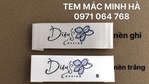IN MÁC SATIN VẢI LỤA, MÁC IN COTTON GẮN CỔ ÁO - In Minh Hà 0971.064.768